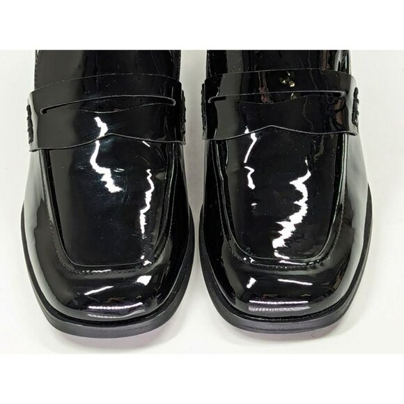 Marc Fisher Women's Kchris Black Patent Heeled Loafers Size 11 (MSRP $110) - Picture 6 of 12
